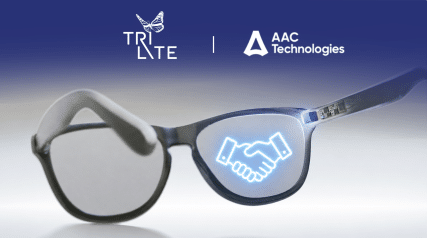 TriLite AAC Augmented Reality AR Smart glasses ultra compact projection display collaboration